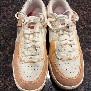 Nike Air Force AF 1 Shadow Cashmere-Orange Chalk DM8157-700 Women’s Size 8.5
